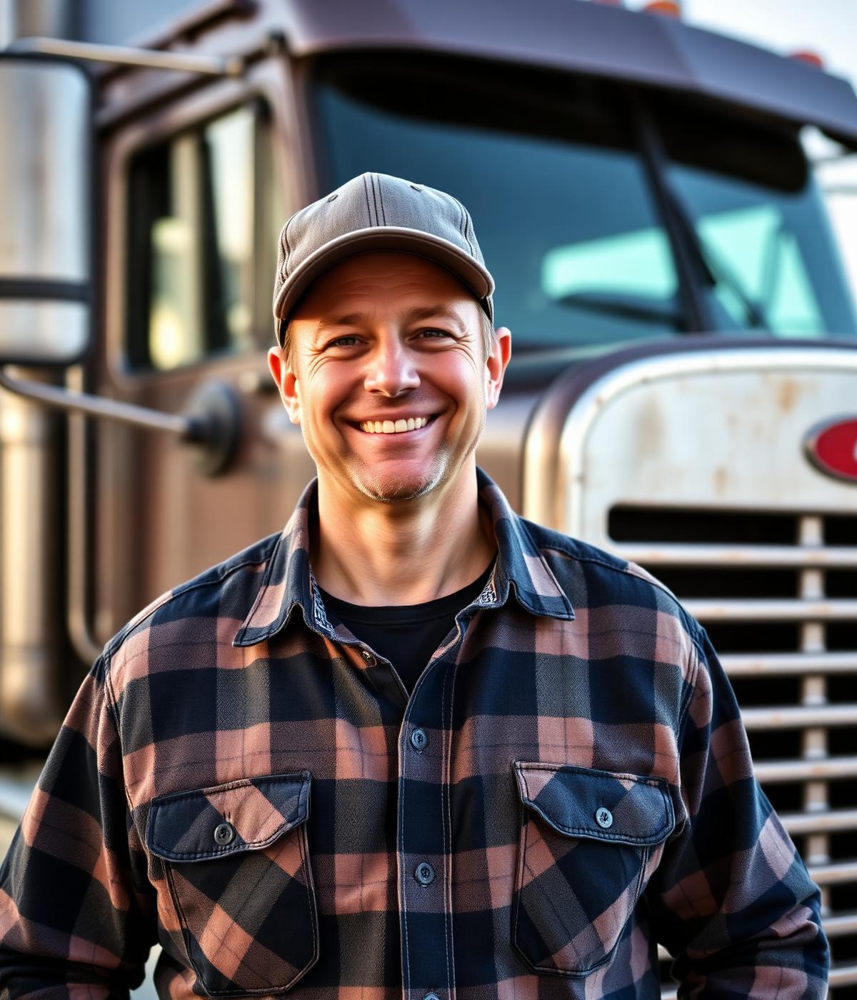 Mid-States Transport semi truck driver — Sioux Falls CDL trucking job portrait